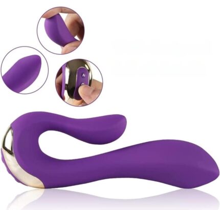Vibrador de doble motor para estimulación simultánea